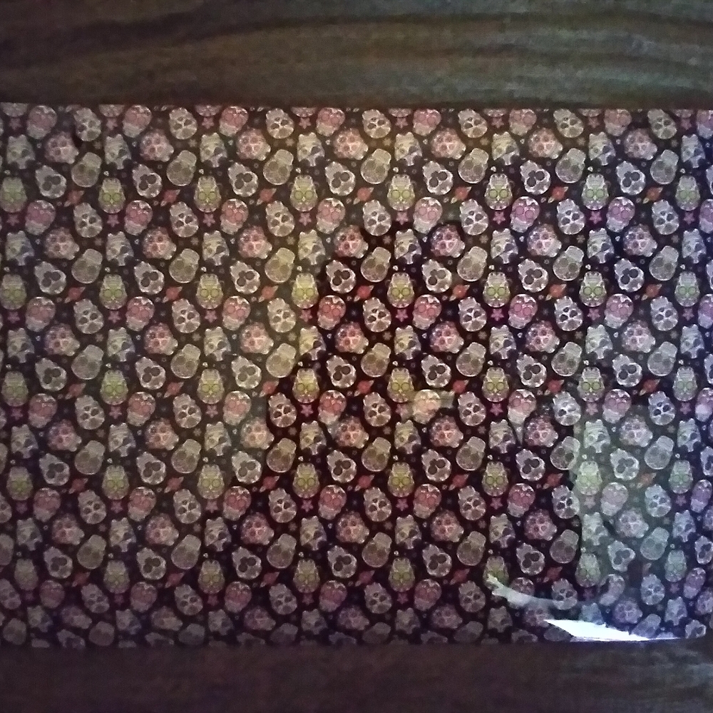 Heat Transfer Vinyl Skull Pattern
